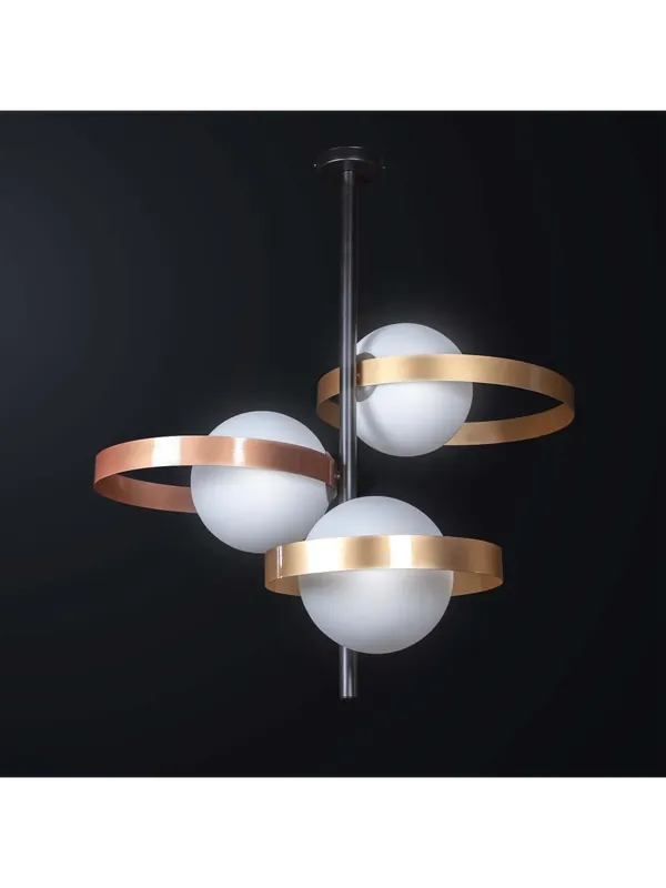 Lampadario moderno design sfera soggiorno camera a 3 luci BGA 3236/3 Economico