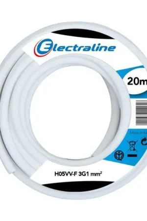 Cavo multipolare H05VV-F Electraline 3G1mm2 da 20m bianco - 11725 Ultima Occasione
