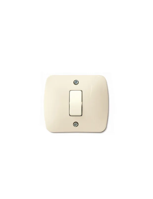 Di Tendenza Supporto placca autoportante magic 1 foro avorio pr651f d.65