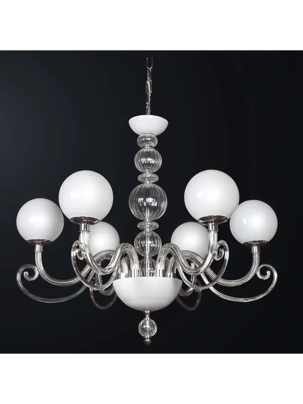 Offerta Lampadario in cristallo moderno design swarovsky a 6 luci BGA 3213-6