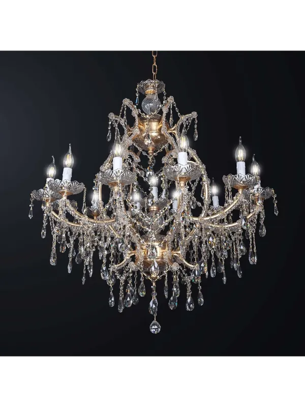 Nuovo Arrivo Lampadario in cristallo classico design swarovsky a 13 luci BGA 3211-13