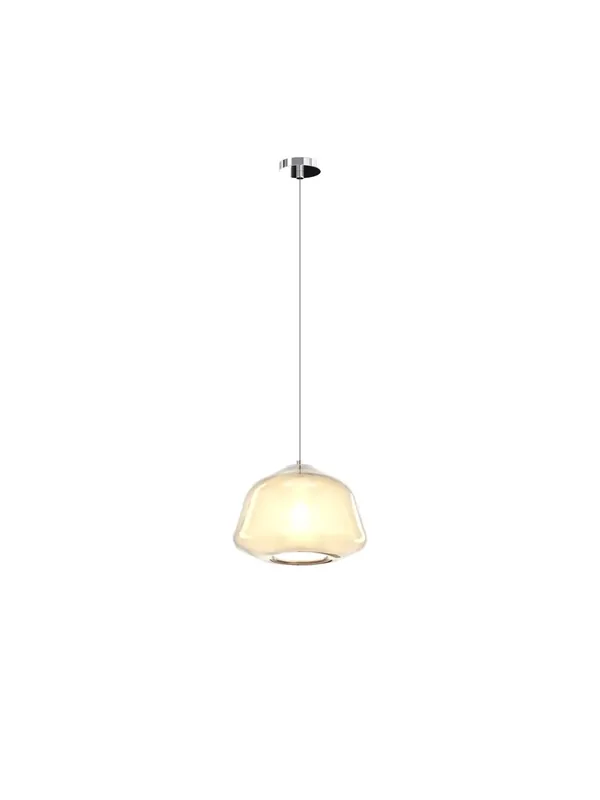 Lampadario sospensione moderna ambra per cucina bagno 1 luce tpl 0905 Prezzo Basso