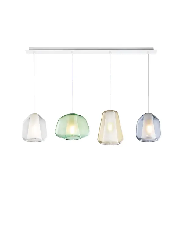Lampadario moderno multicolor per soggiorno cucina a 4 luci tpl 0898 Offerta Limitata