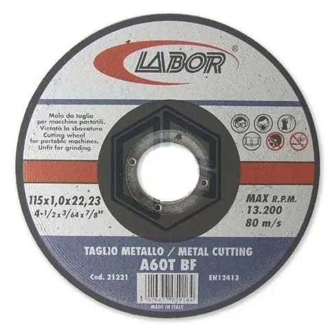 Spedito Oggi DISCO TAGLIO INOX LABOR Ø 230x6,0x22,23