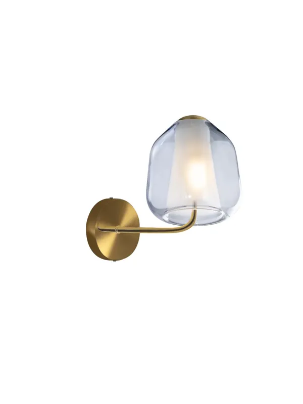 Occasione Imperdibile Applique da parete moderno bianco e blu per soggiorno 1 luce tpl 0892