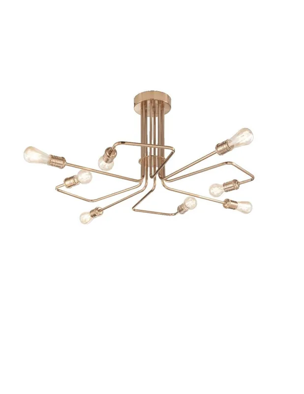 Ideal Lux Triumph PL8 lampada da soffitto in metallo E27 60W Offerta