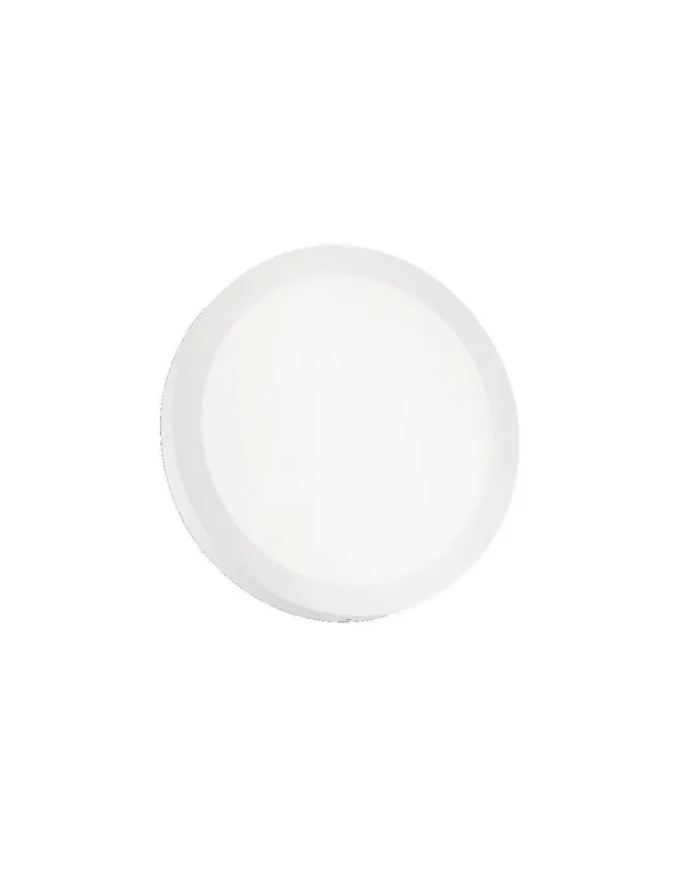 A Buon Prezzo Ideal Lux Universal D30 Round lampada da parete bianca con diffusore a led