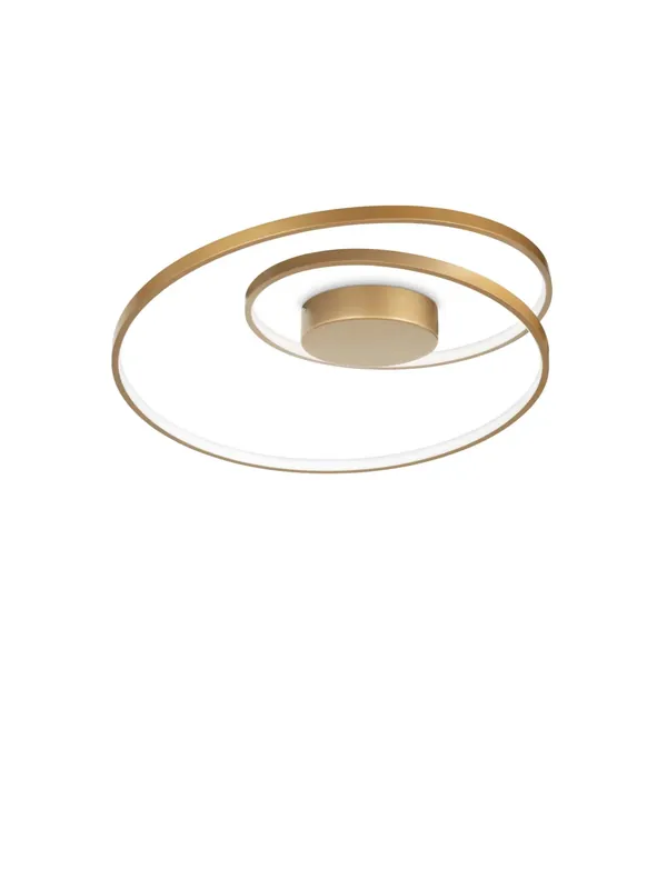Offerta Speciale Plafoniera a led design moderno oro per cucina soggiorno DL1620