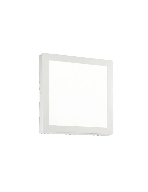 Ideal Lux Universal D40 Square lampada da soffitto led quadrata bianca per ufficio Promozione Esclusiva