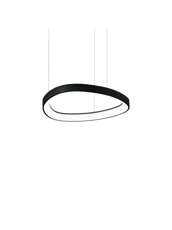 Lampadario a led nero moderno d.42cm cucina soggiorno DL1610 Nuovo Arrivo