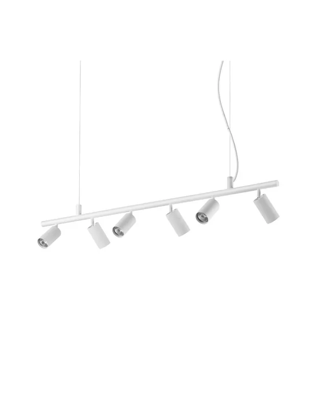 Bestseller Ideal Lux Dynamite SP6 lampadario moderno a led con diffusori orientabili GU10