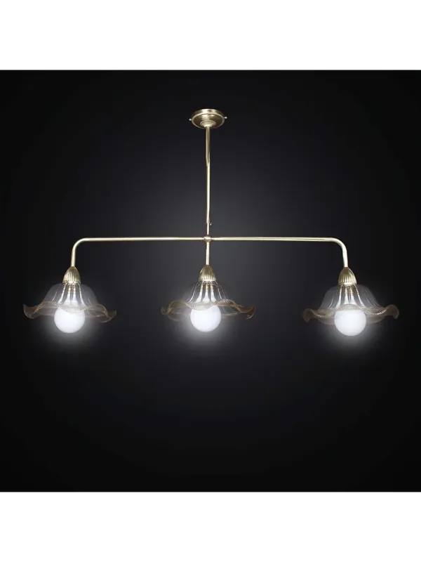 Lampadario a bilanciere classico in ottone oro a 3 luci BGA 2450-b3 Miglior Prezzo