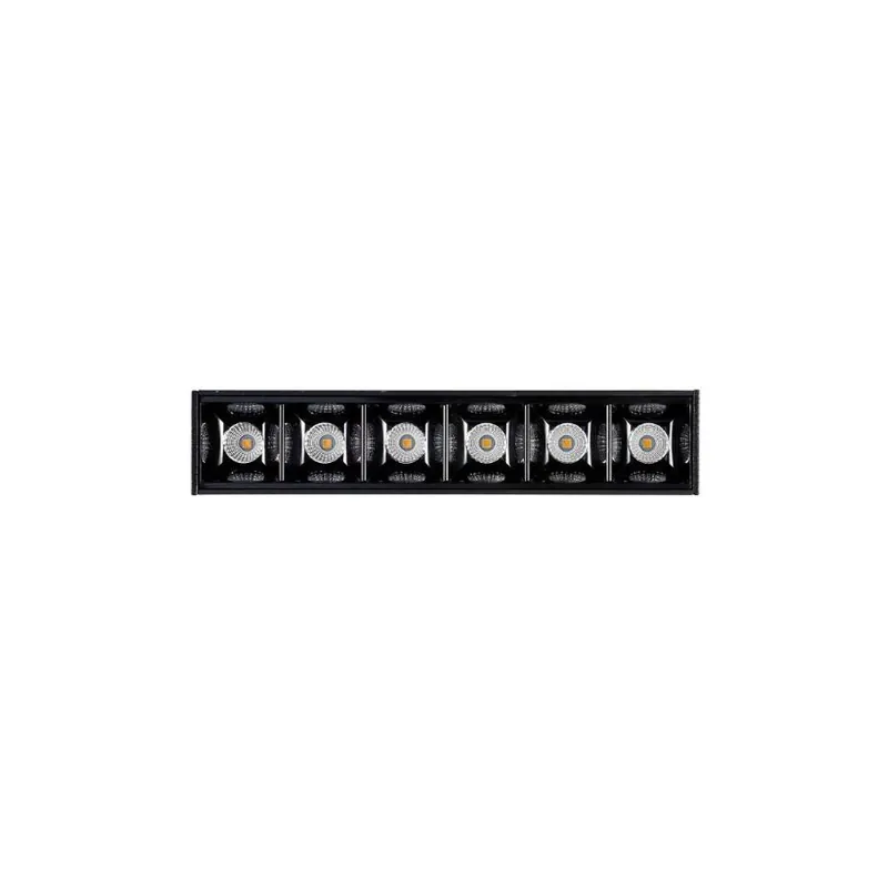 Spot led da binario Marino Cristal Klik Klak Mini 6W 3000K bianco - 41718 Promo Stagionale