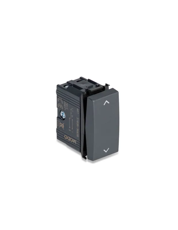 Prezzo Basso Pulsante doppio salita discesa serie modo 1p/no+1p no grigio 31038