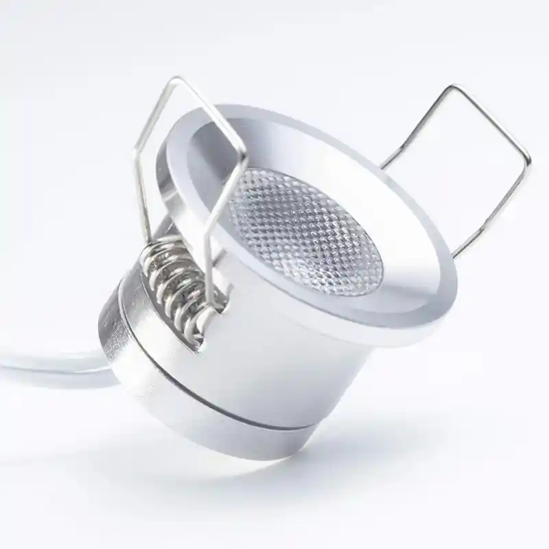 puntiluce 1w rotondo silver d.32 130lm 30d 12v 6000k luce fredda mini plug 2736 Compra Adesso