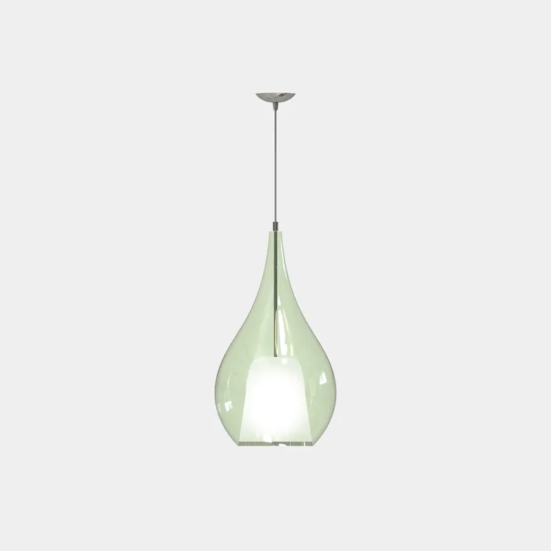 Lampadario sospensione vetro Ø30 cm Attacco E27 Colore Metal Cangini e Tucci - XXL1303.L-METAL Più Venduto