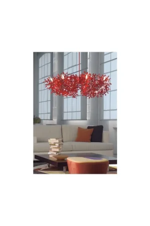 Lumen Center Supercoral 8L lampadario soggiorno moderno a led Nuova Collezione