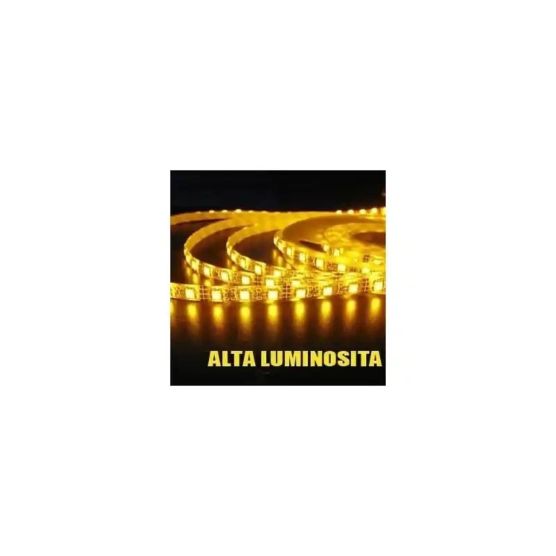 strip led 130w luce calda striscia led ultra luminosa 26w al metro 24v ip65 pcb 10mm bobina da 800 smd 2835 2847 Occasione
