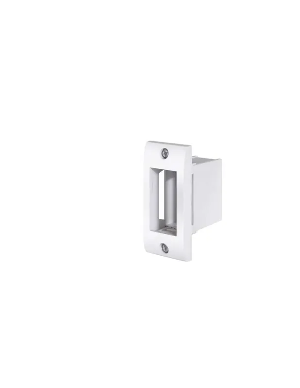 Non Perdere Supporto placca incasso su profili 1 modulo bianco Elettrocanali serie life