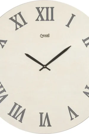 Popolare Orologio da parete Lowell diametro 50cm bianco antracite - 11530