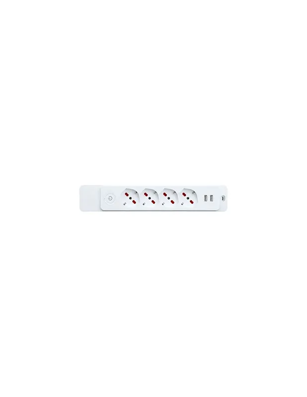 Compra Online Presa multipla senza cavo 4 posti bipasso universali 2 USB 3.4A
