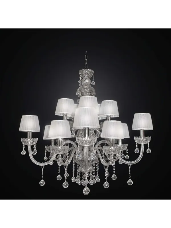 Prezzo Di Fabbrica Lampadario in cristallo classico design swarovsky a 15 luci BGA 2238-15