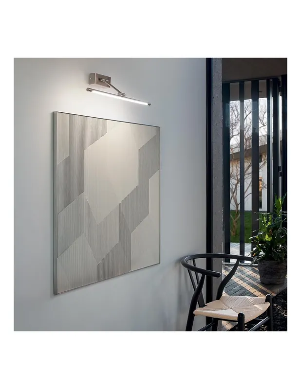 Gea Luce Gap450n lampada da parete nickel Direttamente Dal Produttore