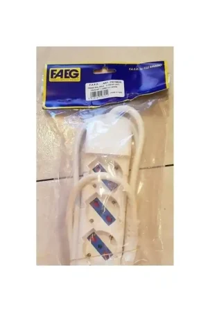 Compra Online faeg 19623 multipresa universale 3 prese schuko bipasso 2p+t 10a 16a p40 con cavo fg19623