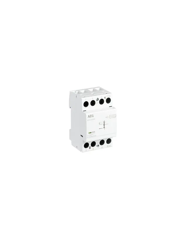 Teleruttore contattore con comando manuale 40A 4NO 4moduli 230VAC/DC Reso Gratuito