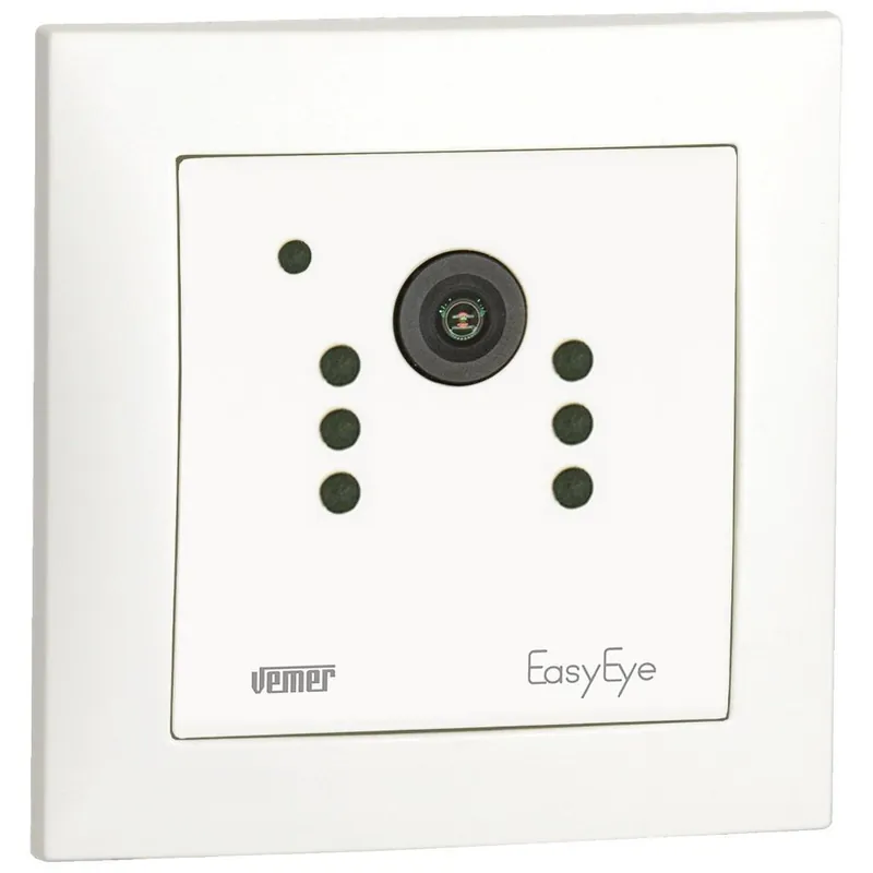 Videocamera wifi da incasso Vemer EasyEye-INT 2 moduli max 2.9W bianco - VE795001 Offerta Speciale