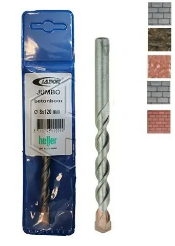Offerta Del Giorno PUNTA WIDIAM PER CEMENTO E GRANITO JUMBO Ø 16x150mm - serie CORTA -