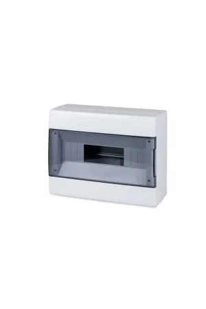 Centralino elettrico da parete 12 moduli DIN con portella trasparente IP40 Pagamento Sicuro