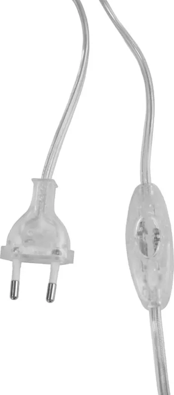 Promozione Cavo di alimentazione con interruttore Electraline 2x0.75mm2 da 1.5m trasparente - 70529