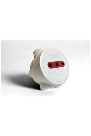 Tripla spina 16a+t adattatore solo 10A Bianco RS7702B Non Perdere