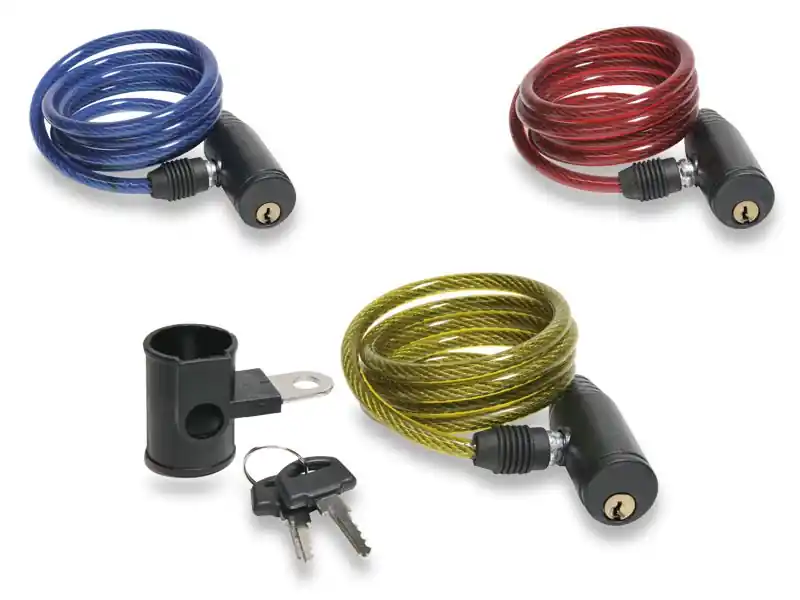 Quantità Limitata Cavo lucchetto TY 513 a spirale per bici con chiave 8x120
