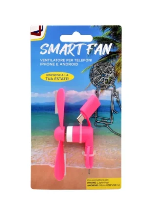 Ventilatore Euromarketing Smart Fan per cellulari - Modello IGZ154 Esclusivo