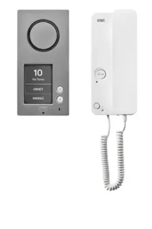 Economico Kit audio bifamiliare 2 fili protetto IP65 Urmet 1183/632 sistema 2Voice