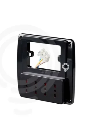 Bestseller Multipresa nera con 4 prese bivalenti 10/16A