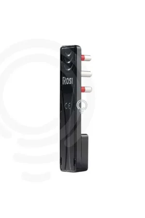 Acquista Ora Spina ultra piatta nera a standard italiano 90° 16A 2P+T 250V