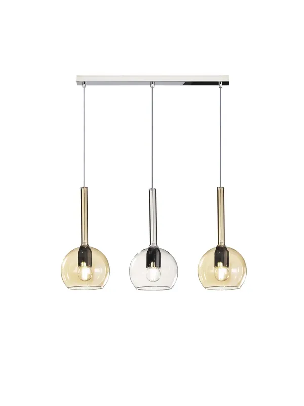 Must-Have Lampadario sospensione moderno cucina penisola a 3 luci soffiato tpl 0084