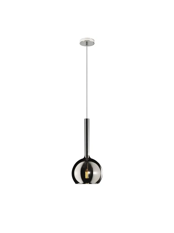 Compra Adesso Lampadario sospensione d.15cm moderno cucina penisola 1 luce cromo tpl 0080
