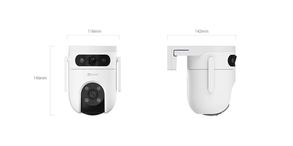Compra Oggi Stesso Telecamera di Sorveglianza Ezviz a Doppia Ottica 5+5MP - 303103044