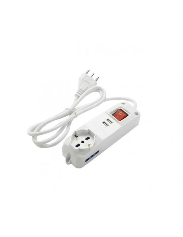 Prezzo Ridotto Multipresa 3 posti con 2 usb e interruttore