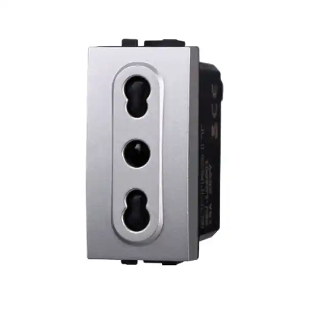 Offerta Presa Bipasso griggia Compatibile con BTicino® Living™ 2P+T 16A Ettroit - LG2001