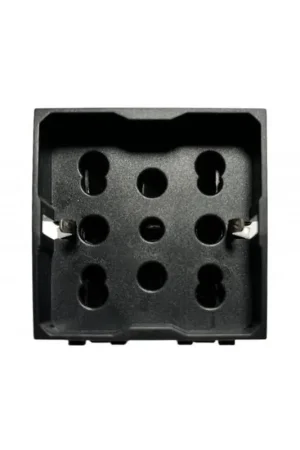 Presa multistandard NERA 2P+T 220V Schuko bipasso Ettroit - LN3503 Prezzo Scontato