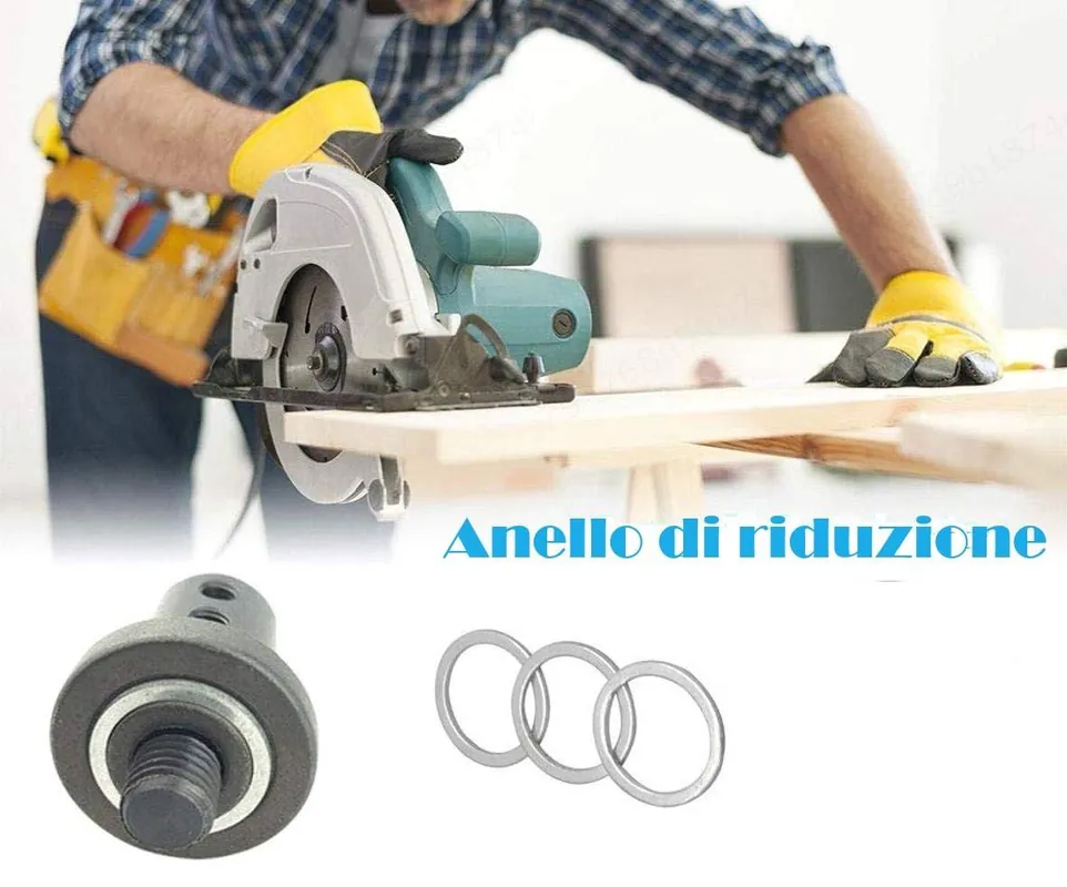 Ultime Pezzi Boccola annello di riduzione rondella per sega circolare mm 30-25 spessore 1,9 mm conf. 5 pezzi