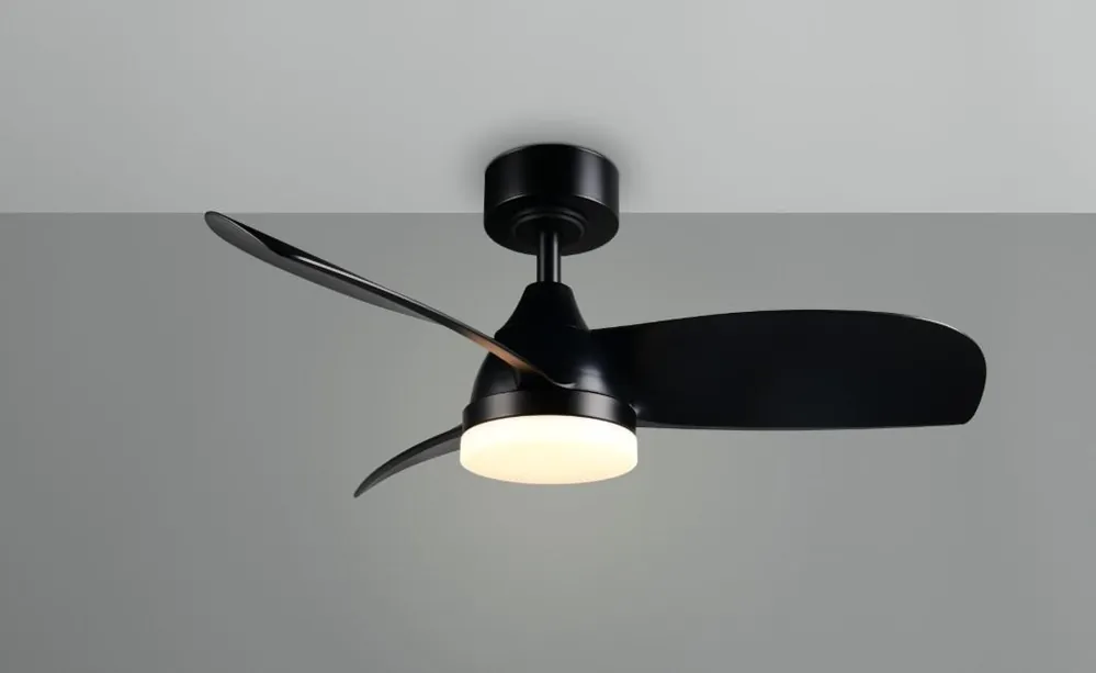 Promozione Ventilatore da Soffitto Trio Lighting LED Dimmerabile con Telecomando nero - R62732132