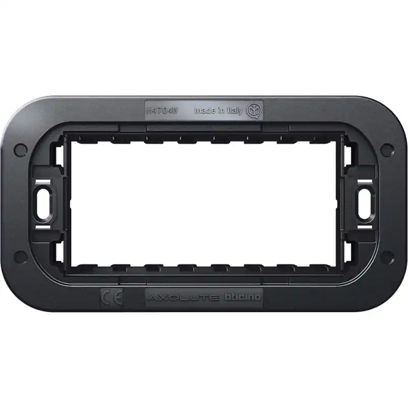 bticino axolute air supporto 4 moduli 4 posti bticino h4704w Più Venduto
