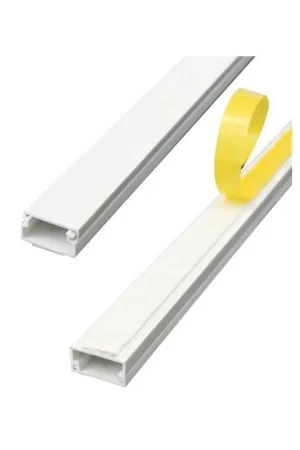 Direttamente Dal Produttore Canalina Electraline Autoadesiva 15x10mm 2 metri Bianca - 60797