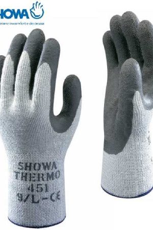 Novità Guanti Showa-451 termici felpati - 7/S - protegge dal freddo